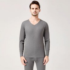 衛生衣套裝男 L-4XL 德絨無痕保暖衣褲 親膚柔軟發熱衣 居家睡衣