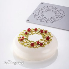 Pavoni 義大利裝飾矽膠模具 皇冠花圈 葉形花圈 葉形皇冠 Ø115xh1.5mm PV GG060, 1個