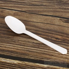 동동생활용품 다회용 숟가락 10개 백색 일회용숫가락 장례식장물품