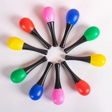 奧爾夫樂器 雞蛋沙錘 兒童打擊樂器 塑膠沙錘 沙砂蛋 小沙球 玩具樂器 學習教具 音樂玩具, 深藍色（一對）, 1個