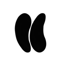 속눈썹 패드 아래 재사용 가능한 핫 1 쌍 실리콘 스트라이프 래쉬 리프트 연장 아이 패치 언더 젤 메이크업 도구, Black