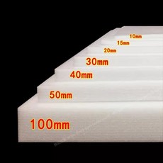 압축 스펀지 두꺼운 충격방지 폼보드 EPE 고밀도 패드, 1개, D. 3cm