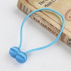 커튼 끈 자석 커튼고정 마그네틱 고정끈 커튼자석, 2개, 블루