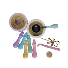 실링왁스 인장손잡이 마카롱 헤드손잡이 iri210UF, 1개, 핑크