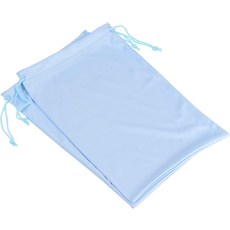 파티킬 스키 고글 백 마이크로파이버 스노우 케이스 커버 소프트 수납 슬리브 드로스트링 파우치, Pale Blue