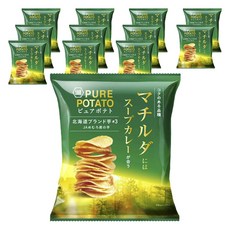 PurePotato 湖池屋洋芋片 北海道咖哩口味, 12個