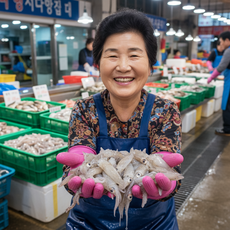 [1월이제철!!] 감칠맛 생물 호래기 꼴뚜기, 1개, 1kg