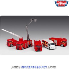 소방차 긴급구조차 5대 세트 3세 카페소품 선반장식 선물용 소품, 1개