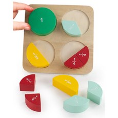 분수장난감 아기수학 원목퍼즐 유치원 아기원목교구, 1개