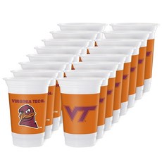 Westrick Florida Gators 473.2ml(16온스) 컵 - 16개 팩, 버지니아 테크 호키스