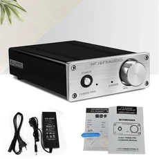 2024 FX-Audio 새로운 FX502S PRO BT HiFi 2.0 TPA3250 + NE5532 고전력 80W * 2 DC24V/4A 어댑터를 채택하, 04 Silver with PSU
