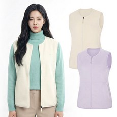 비티알 비티알 여성 겨울 플리스 보온 경량 골프 조끼 BSC072TV9W