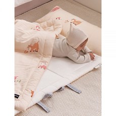 도노도노 NEW 사계절 모달＆인견 양면 낮잠이불 풀세트(건조기 가능) 피치 디어