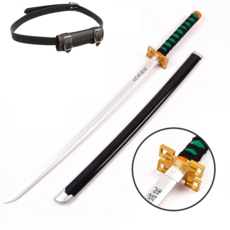 (국내배송)(허리벨트 검집 증정)귀멸의 칼날 검 칼104cm 10종 일륜도 탄지로 젠이츠 렌고쿠 무이치로, 7.무이치로, 1개