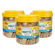 머거본 빼빼한통 오리지널맛 어포스낵, 120g, 3개