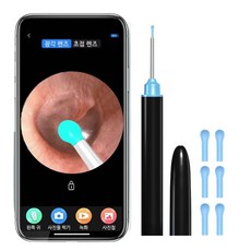 하루공방 나무팩토리 스마트 5메가 픽셀 초고화질 USB 충전식 내시경 귀이개, 1개입, 1개
