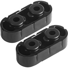 배기 머플러 행거 인슐레이터 (2pcs) 15092802 쉐보레 익스프레스 교외 실버라도 1500 2500 3500 HD 유콘 사바나 시에라 테일파이프 및 철 프레임 내장, 배기 머플러 행거 인슐레이터 2pcs 15092802