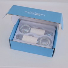 피부마시지기계 피부미용기기 미용기기 박스 크리스탈기 크리스탈 페이셜 워터 아이 미용 에너지 제품 케어 당, 3.(화이트글리터)뷰티 아이스볼 2박스