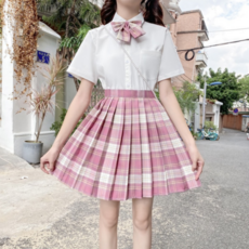 HotSweet 大尺碼日本校服水手服短袖覆盆子紅茶JK制服COSPLAY