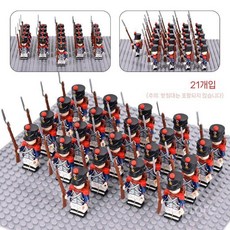 제국 병사 군인 피규어 블록 조립 네덜란드 스페인 프랑스 영국 미니어쳐 기병, 프랑스보병21A, 1개