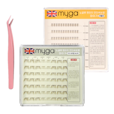 노글루 스타 핀셋 언더 다크브라운 가닥속눈썹 언더 자연스러운 밑트임 5mm/6mm, 1개, 핀셋스타러블리