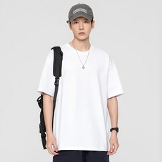 Alvete 透氣基本款層次T恤, 白色