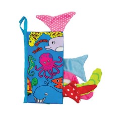 주니어빌리지 헝겊책 바다 생물 꼬리책 아기 장난감 100일 선물