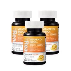 더리얼 비타민D 5000IU, 180정, 3개