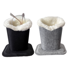 DEEPSUN 안경렌즈 스크래치 방지 거치대 블랙+그레이, 2개