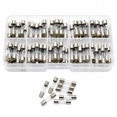 0.2A-20A 250V 유리관휴즈5X20mm10종100개, 1개