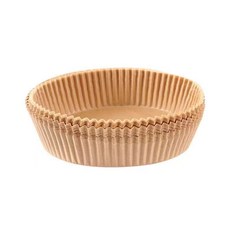 空氣炸鍋墊紙 50/100片 方形圓形一次性烘焙紙墊 實用新款, 1個, 圓形,50pcs