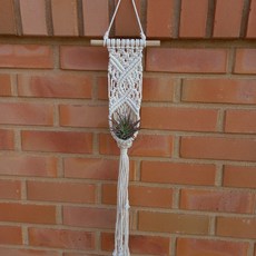 마크라메 틸란드시아 이오난사 플랜트행거 인테리어 벽걸이장식 플랜테리어 월행잉, 이오난사 미포함