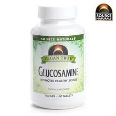 SOURCE NATURALS 氨基葡萄糖 750 毫克片劑, 60顆, 1罐
