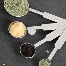 스테인리스 계량스푼 4종세트 커피계량스푼 이유식계량스푼 요리계량스푼, 계량스푼4pcs