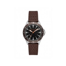 Ted Baker 테드 베이커 올드패시 블랙 다이얼 가죽 스트랩 41mm 시계 TB190316 645521