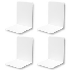 북엔드 미니 간이 아크릴 책꽃이 북앤드, 화이트4P