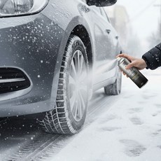 자동차 타이어 초강력 스프레이체인 500ml 겨울 눈길운전 비상용 폭설 빙판 대비 안전용품, 1개