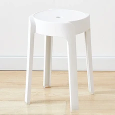 두꺼운 플라스틱 접이식 의자 커버 북유럽 거실 식탁 야외 캠핑 여행 용품 보관 선물, 10 하얀색, 01 30mm (30밀리미터)