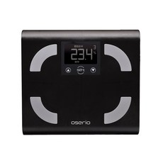 歐瑟若oserio 中文體脂計 FSC-329，精準測量體重體脂，中文介面操作簡單, FSC-329B, 白, 1個