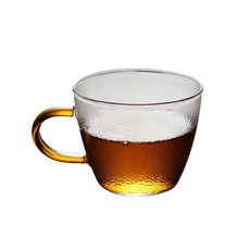 錘紋壺 煮茶壺 高硼硅玻璃 帶過濾 800ml, 100ml錘紋品茗杯 1支