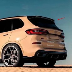 BMW X5 G05 2018-2022 스포일러 ABS 유광 블랙 카본 룩 리어 루프 바디 키트 호환