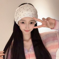 春秋純棉月子帽大蝴蝶結產婦防風顯臉小時尚媽媽帽碎花田園風頭巾