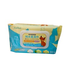 Finetech 釩泰 象寶寶 狐狸 長頸鹿 濕紙巾 外出用 露營用, 1個