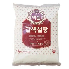 백설 갈색설탕 1kg x 4개