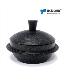키친아트 IH인덕션 가마솥/1인용가마솥/솥/누룽지/냄비, 18cm, 혼합, 1개