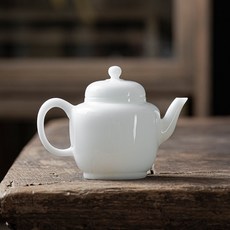 德化冰種玉瓷迷你小號茶壺手執壺羊脂玉白瓷泡茶濾茶器單壺秋水壺, 冰種玉瓷-秋水壺, 1個