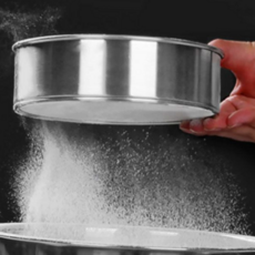 쌀가루 가루체 다용도 스테인리스 베이킹 고운망 채반 밀가루 중간망체 베이킹용 대형가 중간망 도구 도체