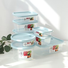 OMADA 이탈리아 오마다 올인원 찬통 밀폐용기 블루, 원형 1.6L