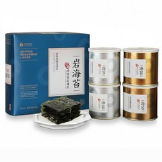 [김선물세트] 자양 캔돌김 2-2호 추석선물 명품 캔김 조미김 면세점김+쇼핑백증정, 1개