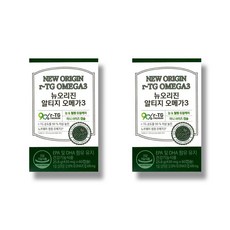 유한건강생활 뉴오리진 알티지 오메가3, 60정, 2개